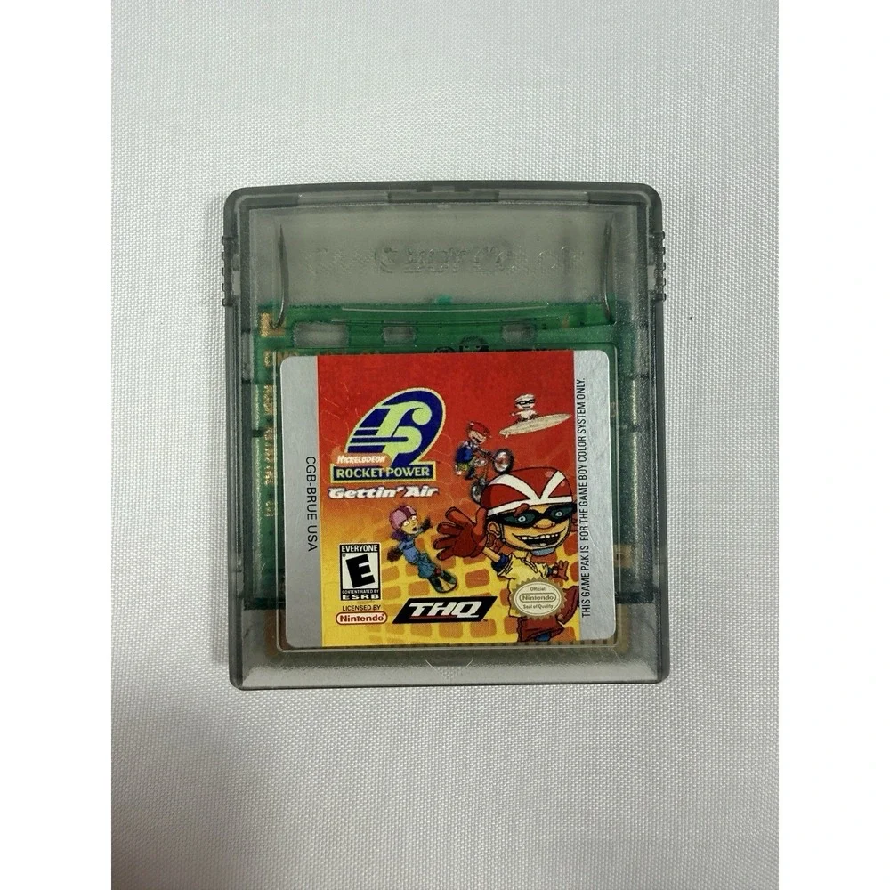 Rocket Power Gettin Air Nintendo Game Boy Color GBC 2001 CGB-BRUE-USA Authentic